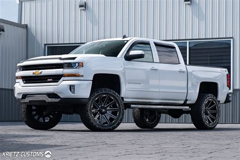 Lifted 2017 Chevrolet Silverado 1500 With 20 Inch Fuel Maverick Wheels ...