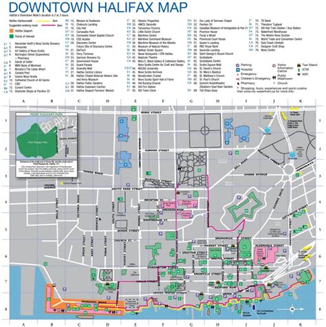 Halifax downtown map - Ontheworldmap.com