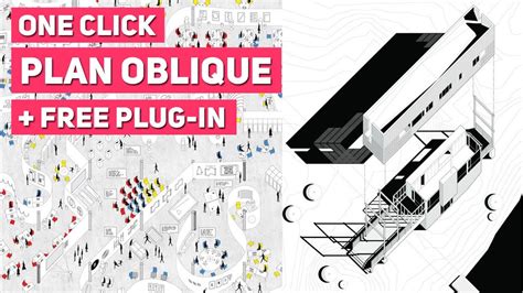 How to Create a Plan Oblique Drawing | Architectural Drawing Tutorial ...