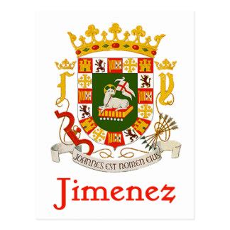 Jimenez Family Crest Cards, Jimenez Family Crest Card Templates ...