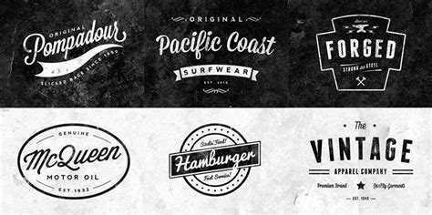 15 Free Vintage Logo Template Collections (120 Logos) Free Logo Mockup, Free Logo Templates ...