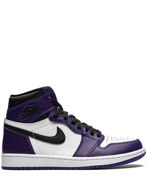 Jordan Air Jordan 1 Retro High OG "Court Purple 2.0" Sneakers | White ...