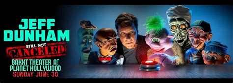 Jeff Dunham Tickets | 30th June | Bakkt Theater | Bakkt Theater