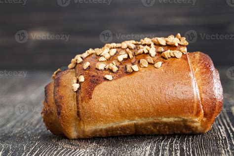 Wheat bun with nuts 9450375 Stock Photo at Vecteezy