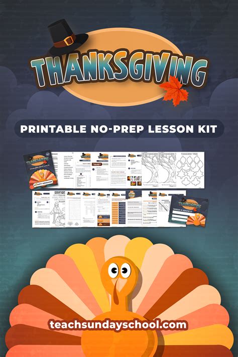 Thanksgiving Sunday School Lesson for Kids — Teach Sunday School