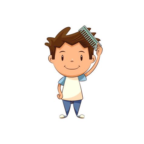 Ideas 25 of Boy Brushing Hair Clipart | mfvachoncourtierimmobilier