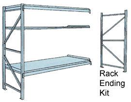 Gilmore Kramer Company - Wide Span Shelving Unit with Three Shelves