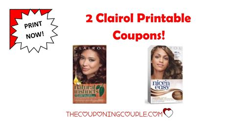 2 Clairol Printable Coupons ~ $7 in Savings! Print NOW! | Printable ...