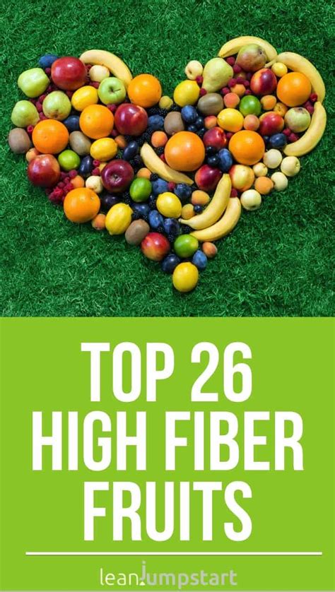 Top 26 high fiber fruits you should be eating