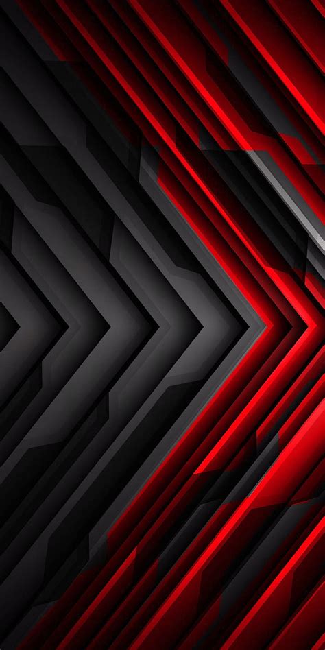 Black And Red Abstract Wallpaper