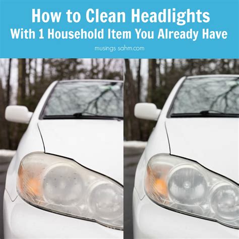 How to Clean Headlights with a Common Household Item You Already Have ...