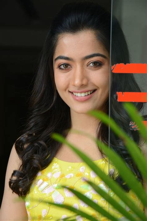 Rashmika Mandanna stills at Bheeshma movie interview