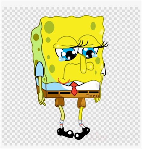 Sad Spongebob Png Clipart Patrick Star Squidward Tentacles - Spongebob ...