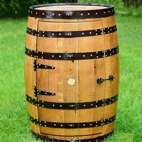 Buy Cheeky Chicks Recycled Solid Oak Whiskey Barrel Jameson Balmoral Wine Rack | Drinks Cabinet ...