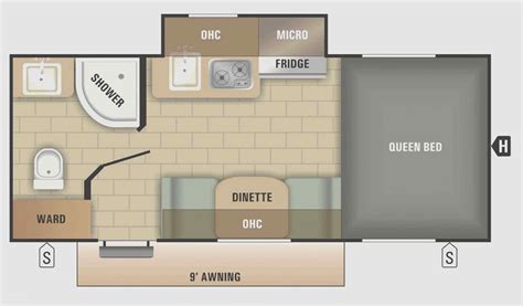 6X12 Camper Floor Plan - floorplans.click