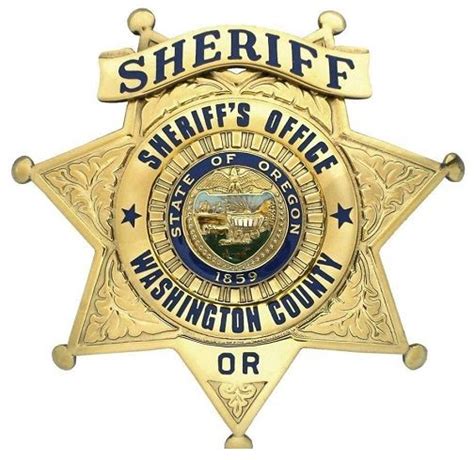 Washington county Sheriff OR | Police badge, Fire badge, Sheriff star