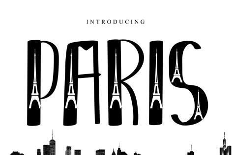 Paris Font by Flower · Creative Fabrica