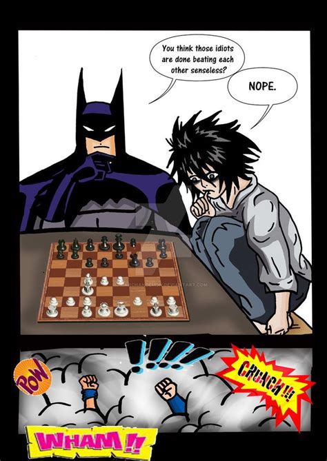 SUPERMAN and BATMAN VS L and Goku by https://archangemon.deviantart.com ...