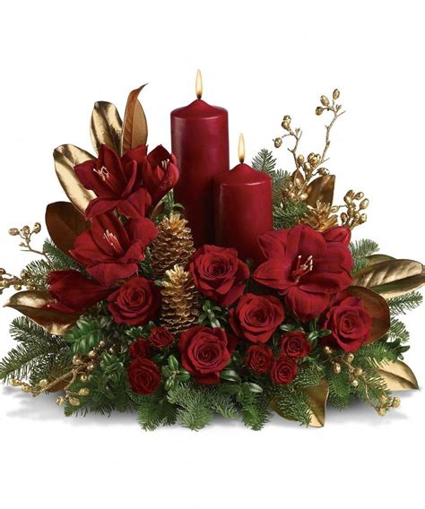 30 Of the Best Ideas for Christmas Table Flower Arrangements - Home ...