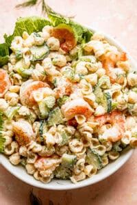 Creamy Shrimp Pasta Salad Recipe | How to Make the Best Pasta Salad