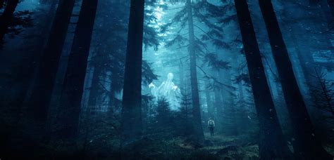 Ghost forest by Ellysiumn on DeviantArt