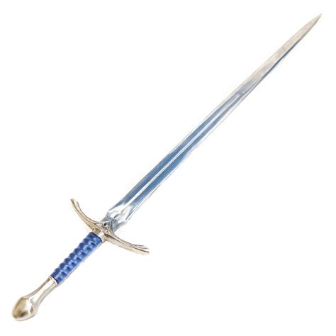 Longsword/ Bastard Sword- Blue Sword- High Carbon 1095 Steel Sword With Clay Temper- 44 ...