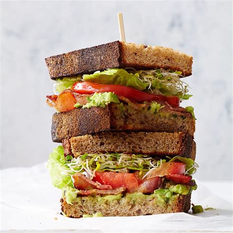 BLATs (Bacon-Lettuce-Avocado-Tomato Sandwiches) Recipe - EatingWell