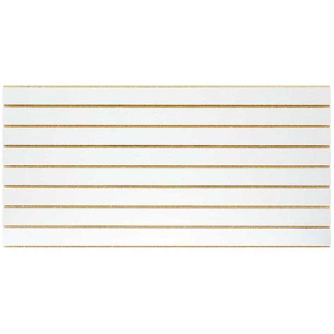 Proslat PVC Slatwall 8 ft. x 4 ft. White-88102 - The Home Depot