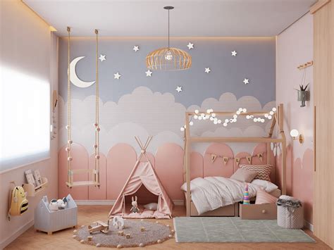 Baby Room on Behance Toddler Bedroom Girl, Big Girl Bedrooms, Toddler Rooms, Toddler Room Decor ...