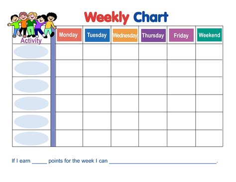 Printable Behavior Graph For Parents