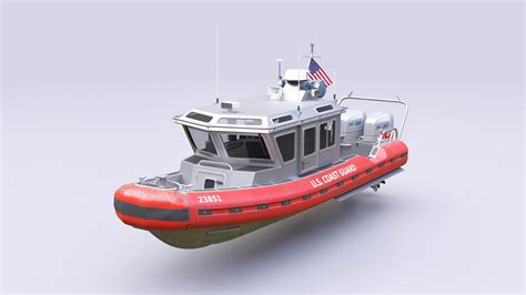 Coast guard rescue boat model - TurboSquid 1661057