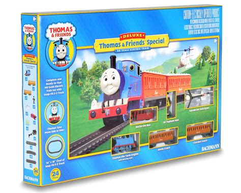 Bachmann Deluxe Thomas The Tank Engine Train Set (HO-Scale) [BAC00644 ...