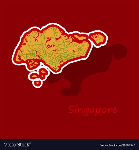 Free: Map of singapore vector image - nohat.cc