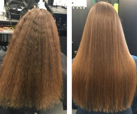 Keratin Smoothing Treatment Before & After Pics - LV Hair Extensions & Makeup Bar