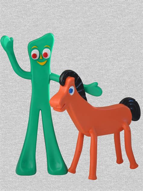 "Gumby and Pokey cartoon art" Toddler Pullover Hoodie by RedManzanas ...