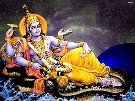 Lord Vishnu With Sheshnag HD wallpaper | Pxfuel