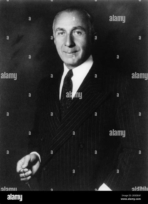 HARRY M. WARNER circa 1940 Portrait President and Co-Founder of WARNER BROS. PICTURES Stock ...