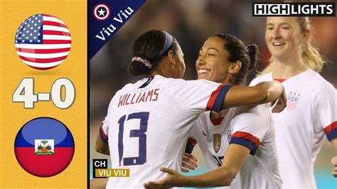 USA vs Haiti 4-0 All Goals & Extended Highlights | January 28, 2020 ...