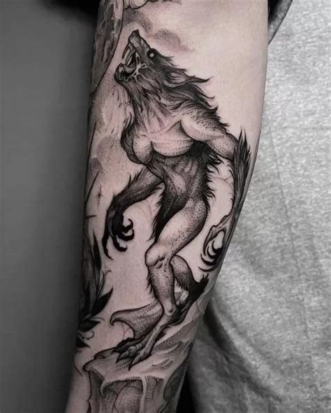 From Human To Wolf: The Power Of Transformation In Werewolf Tattoos ...