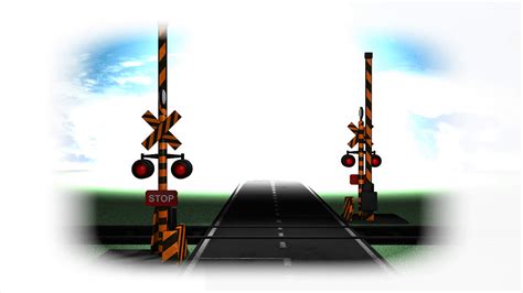 Railroad Crossing Animation Gate Light Train Stock Motion Graphics SBV ...