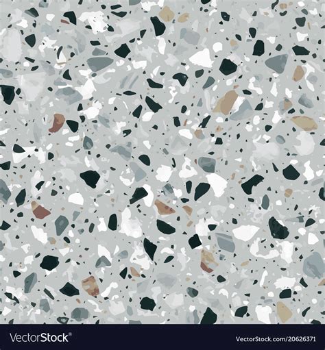 Terrazzo flooring seamless pattern Royalty Free Vector Image