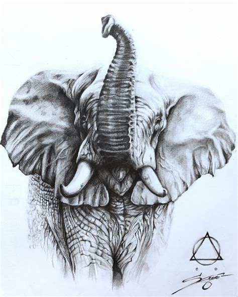 #elephant #drawing #pencil Animals are amazing creatures. | Elephant ...