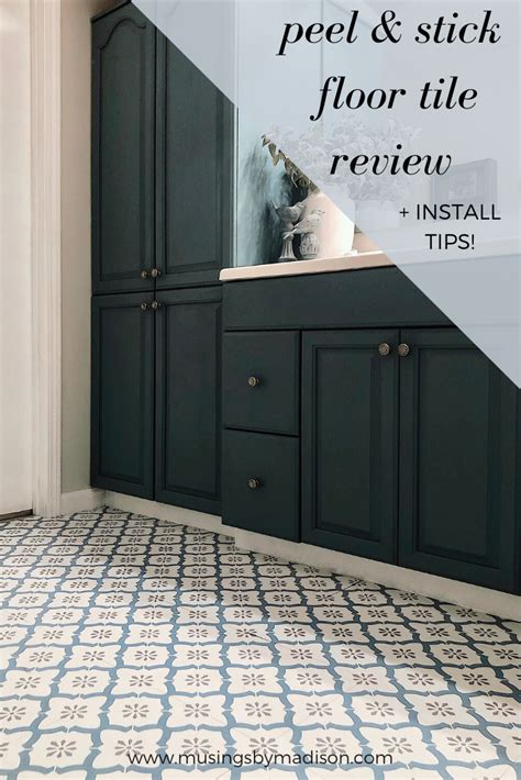 FloorPops Peel & Stick Vinyl Floor Tiles Review & Tips | Home Decor Blog