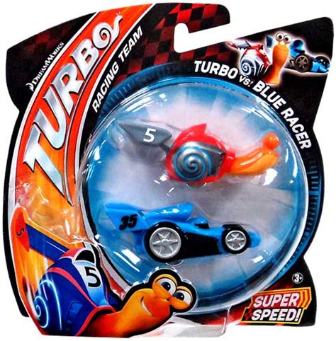 Turbo Turbo vs. Blue Racer Vehicle 2-Pack Mattel Toys - ToyWiz