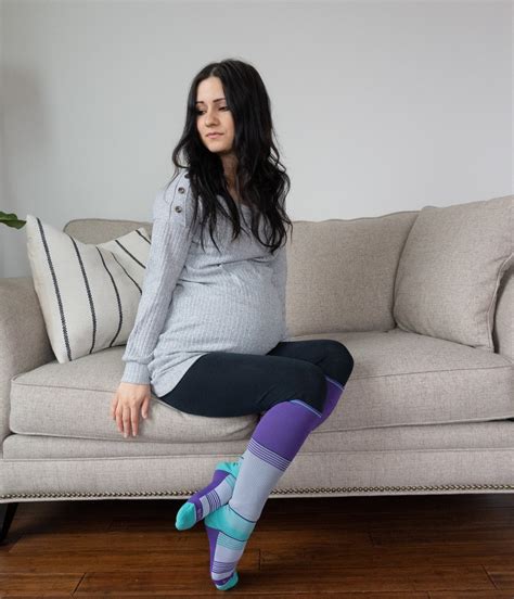 Maternity Compression Socks Pregnancy Stocking Fit Reduce Foot/leg Pain ...