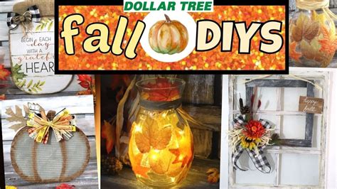 🍁 NEW FALL DIY Home Decor Ep. 2/Dollar Tree Fall 2021/Dollar Tree DIY ...