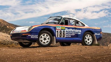 This incredibly rare Paris-Dakar Porsche 959 will be the first of its kind ever to be auctioned ...