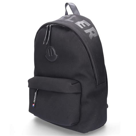 Moncler Synthetic Backpack Pierrick Canvas Logo Black for Men - Lyst