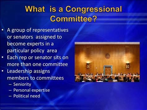 PPT - Congressional Committees PowerPoint Presentation, free download - ID:1562000