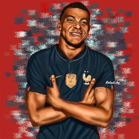 ArtStation - ~ Kylian Mbappé 💙🇫🇷⚽